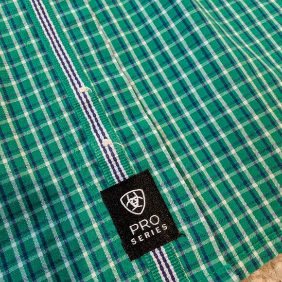 ARIAT Pro Series Button Up Western Shirt Size Large - Picture 4 of 6